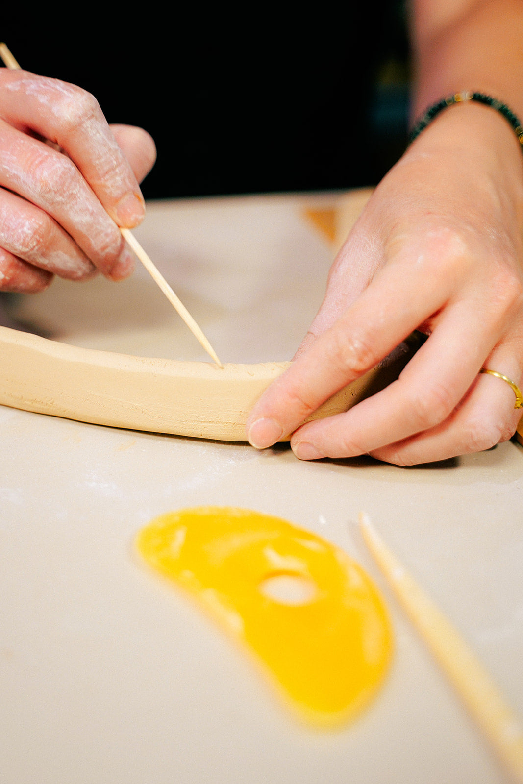 Clay & UnWined: Holiday Serving Plate Workshop