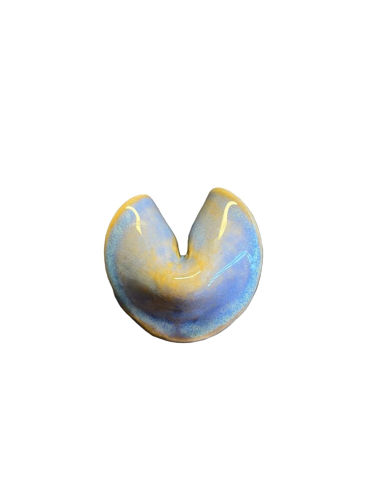 Handmade Ceramic Fortune Cookie
