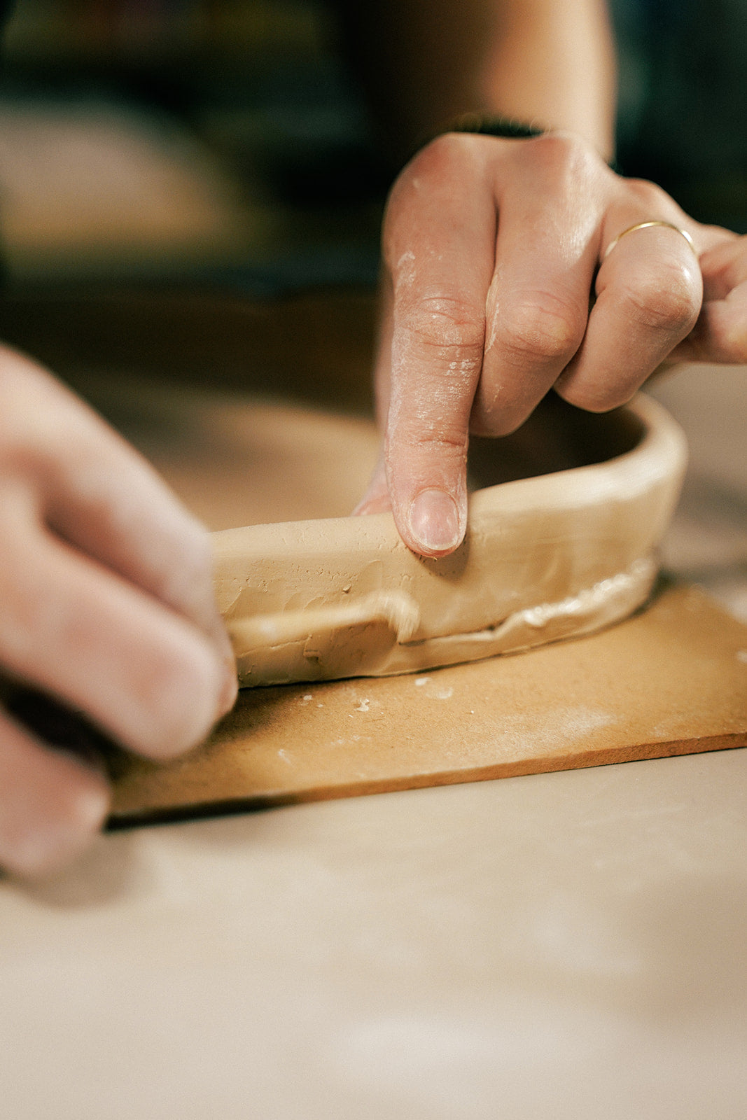 Clay & UnWined: Holiday Serving Plate Workshop