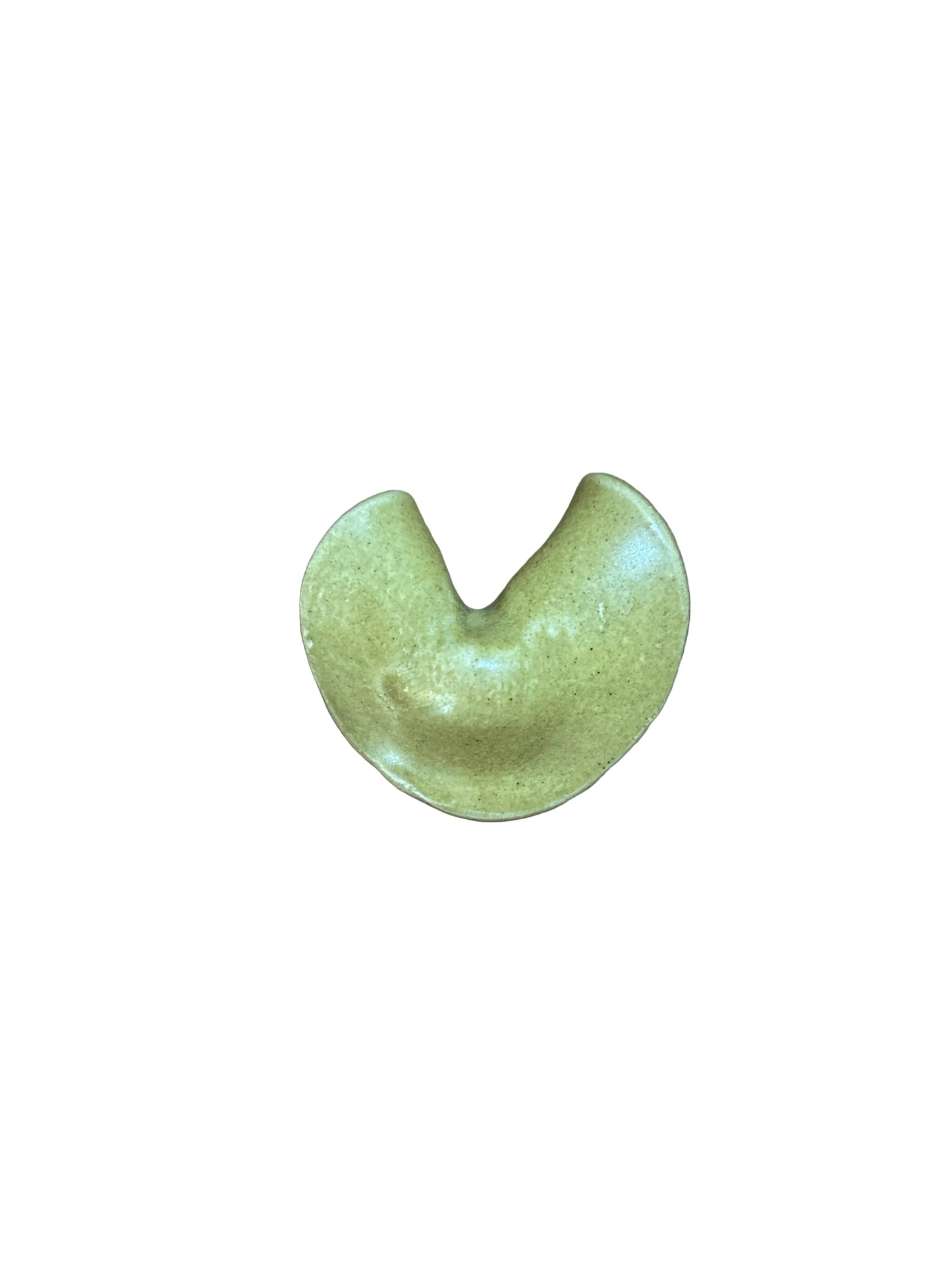 Handmade Ceramic Fortune Cookie