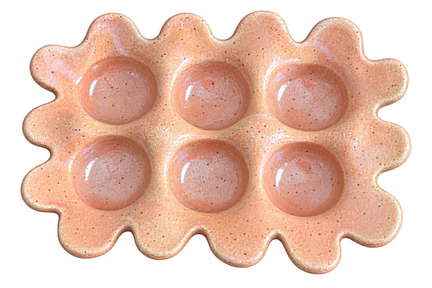 Handmade Ceramic Egg Holder & Multi-Use Tray