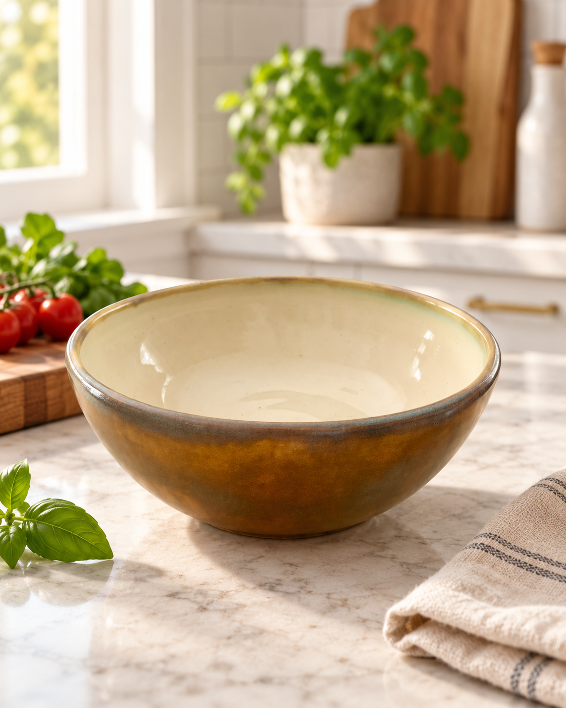 Handmade Ceramic Salad &amp; Serving Bowl