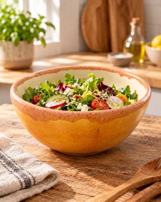 Handmade Ceramic Salad &amp; Serving Bowl