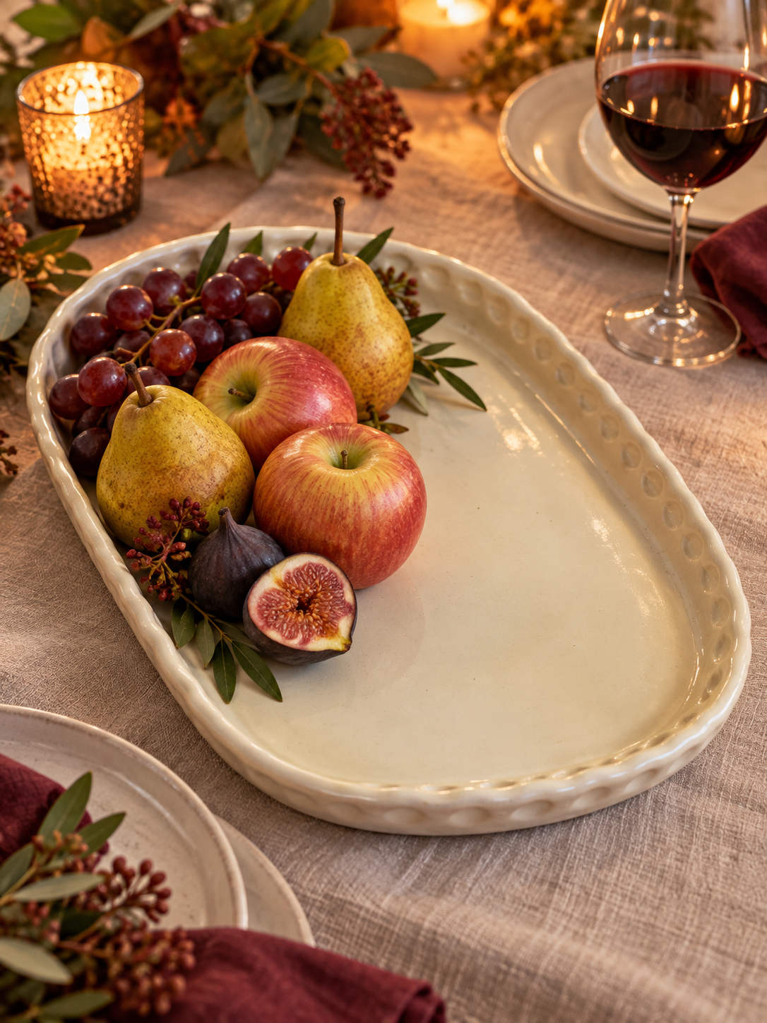 Clay & UnWined: Holiday Serving Plate Workshop