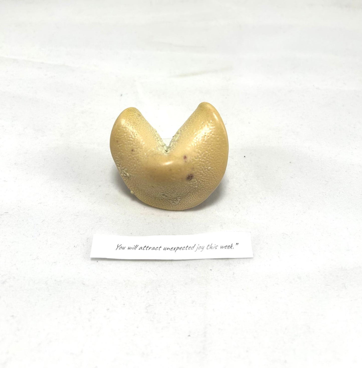Handmade Ceramic Fortune Cookie