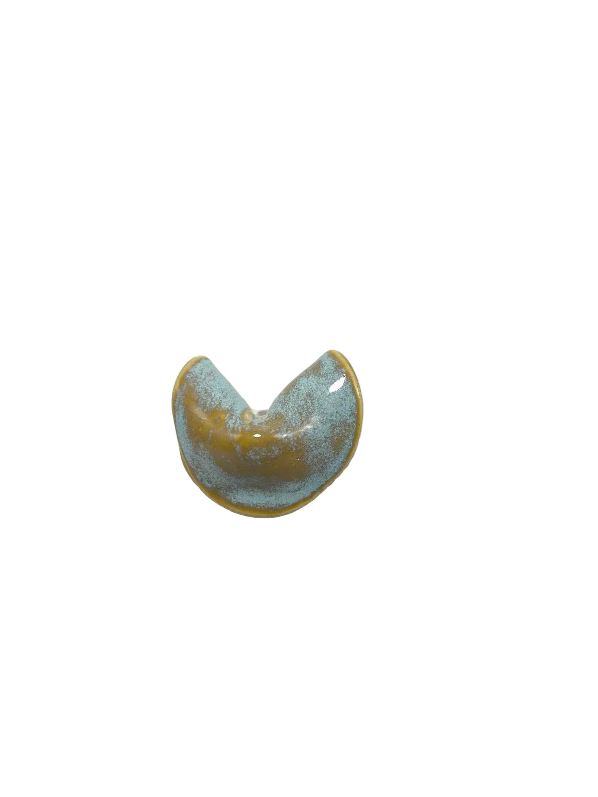 Handmade Ceramic Fortune Cookie