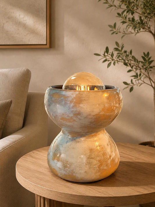Handmade Sculptural Ceramic Table Lamp – Cloud