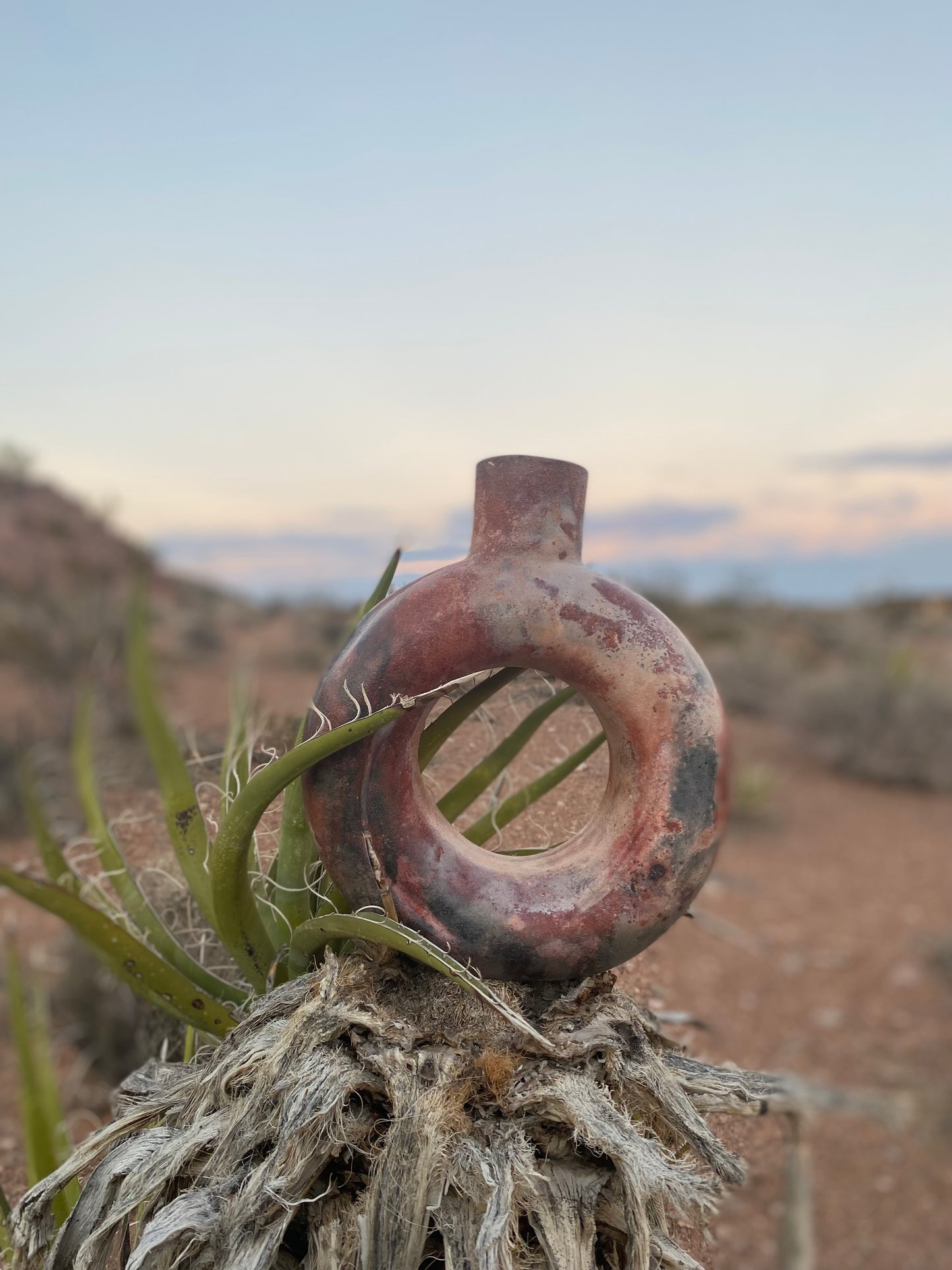 Saggar Donut Vase