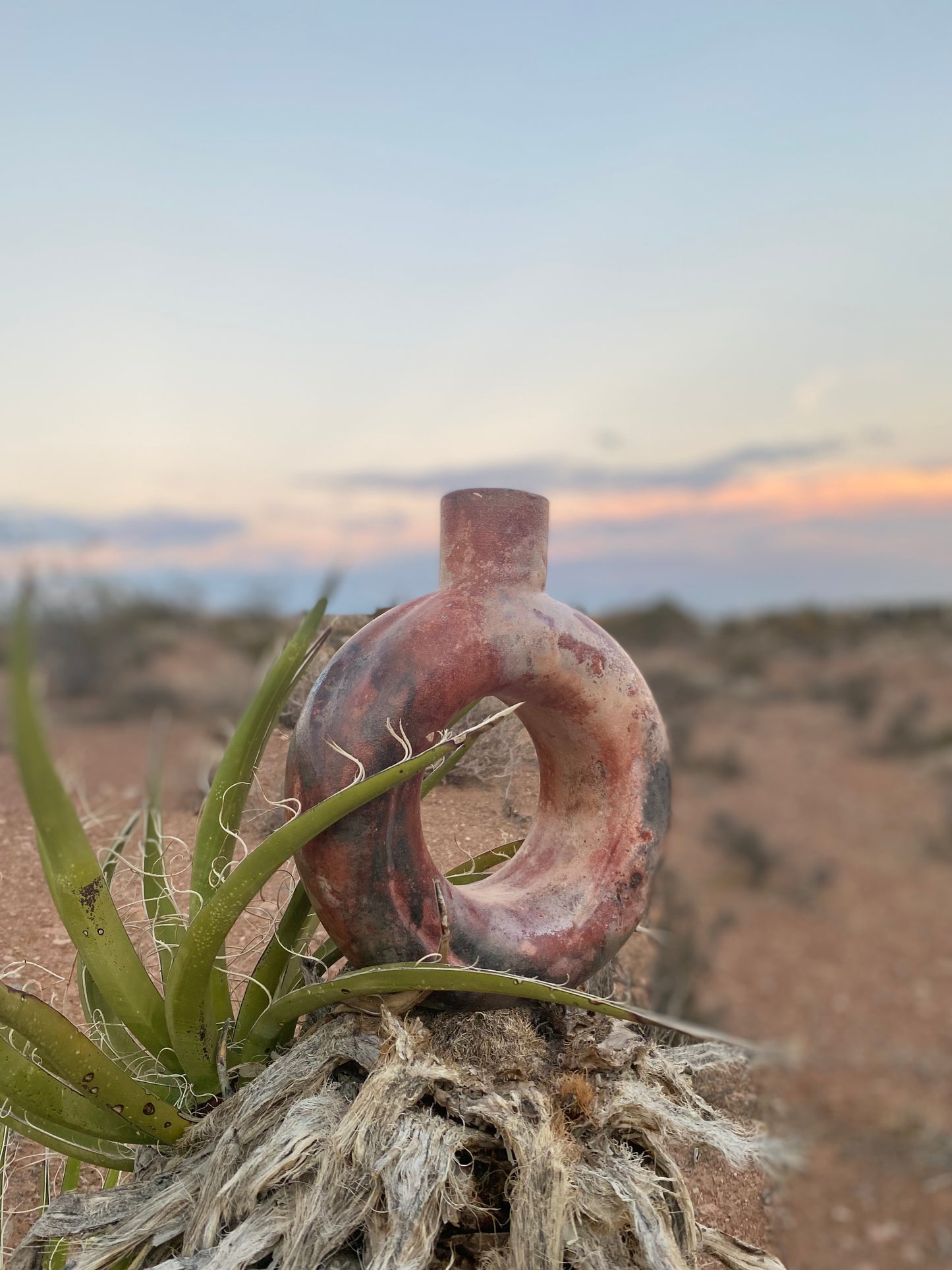 Saggar Donut Vase